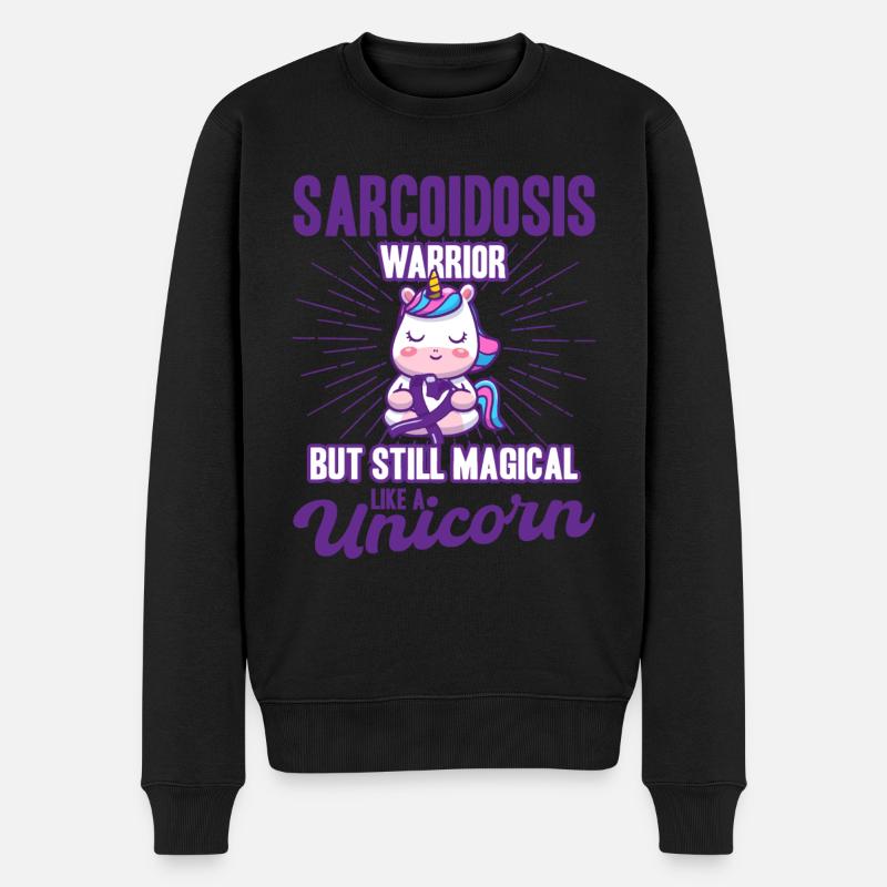 Sarcoïdose Soutien Sarcoïdose Sensibilisation Li - Pull Premium bio Homme - noir