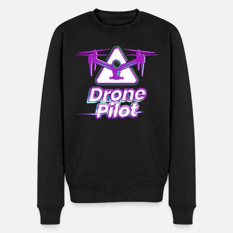 Drone Pilot Drone Pilot Drone Cadeau - Pull Premium bio Homme - noir