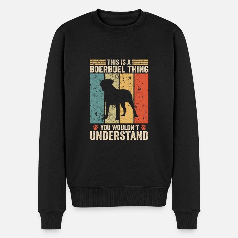 C’est un truc de Boerboel - Pull Premium bio Homme - noir