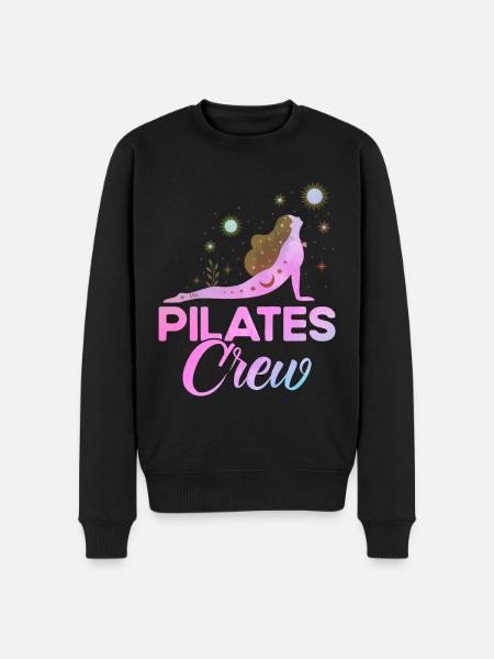Pilates Pilates Crew Gift - Men's Premium Organic Jumper - black