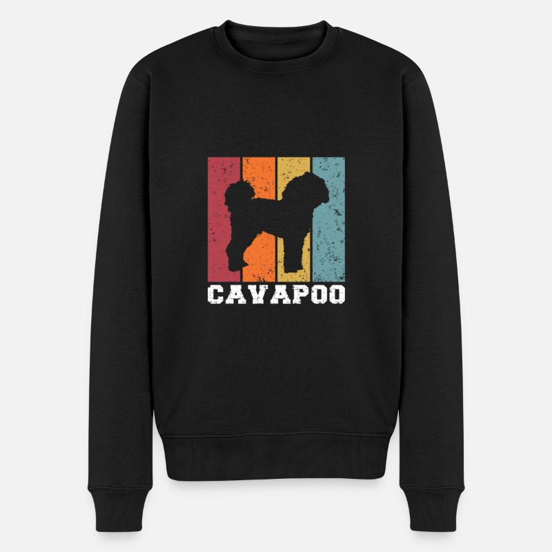 Cavapoo - Pull Premium bio Homme - noir