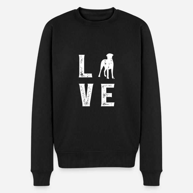 Broholmer Love - Pull Premium bio Homme - noir