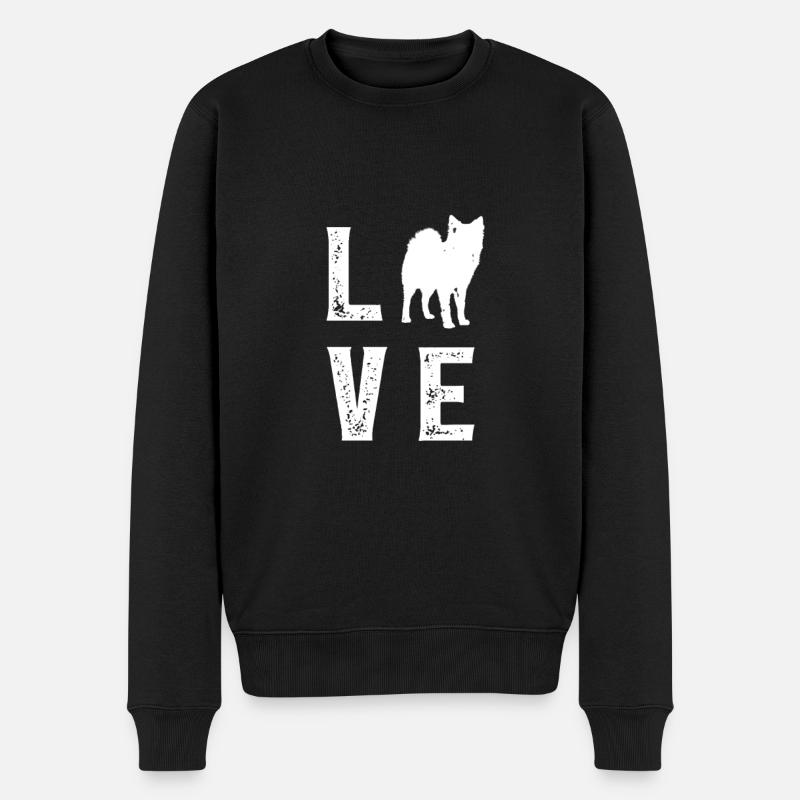 L’amour finlandais Lapphund - Pull Premium bio Homme - noir