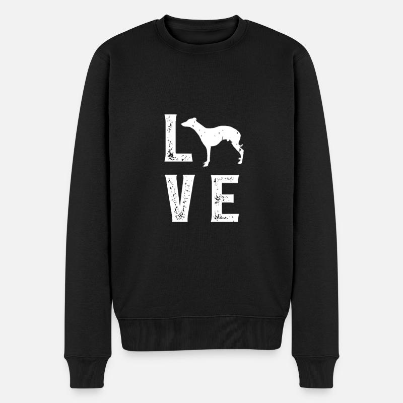 Amour Whippet - Pull Premium bio Homme - noir