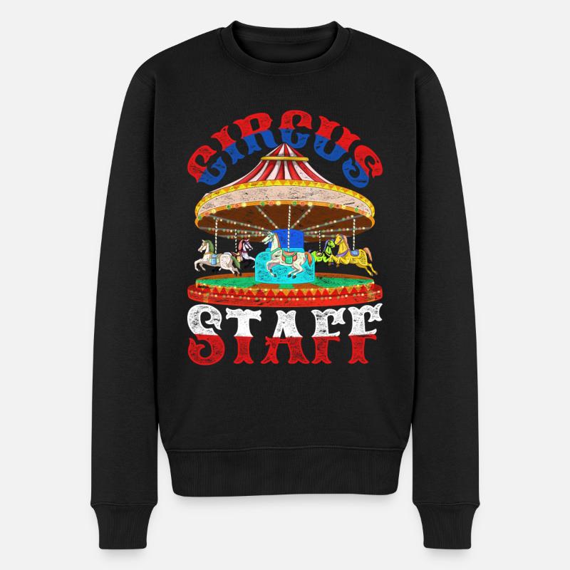 Artiste de cirque Carrousel Cadeau Cirque - Pull Premium bio Homme - noir