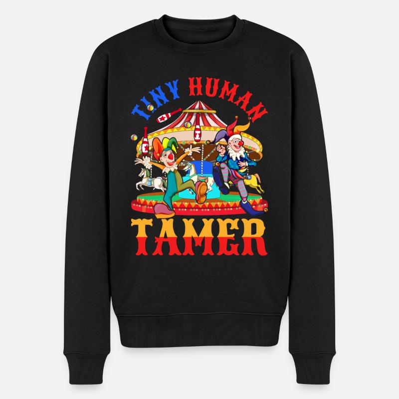 Karussell Zirkus Artist Karneval Geschenk Zirkus - Männer Premium Bio Pullover - Schwarz