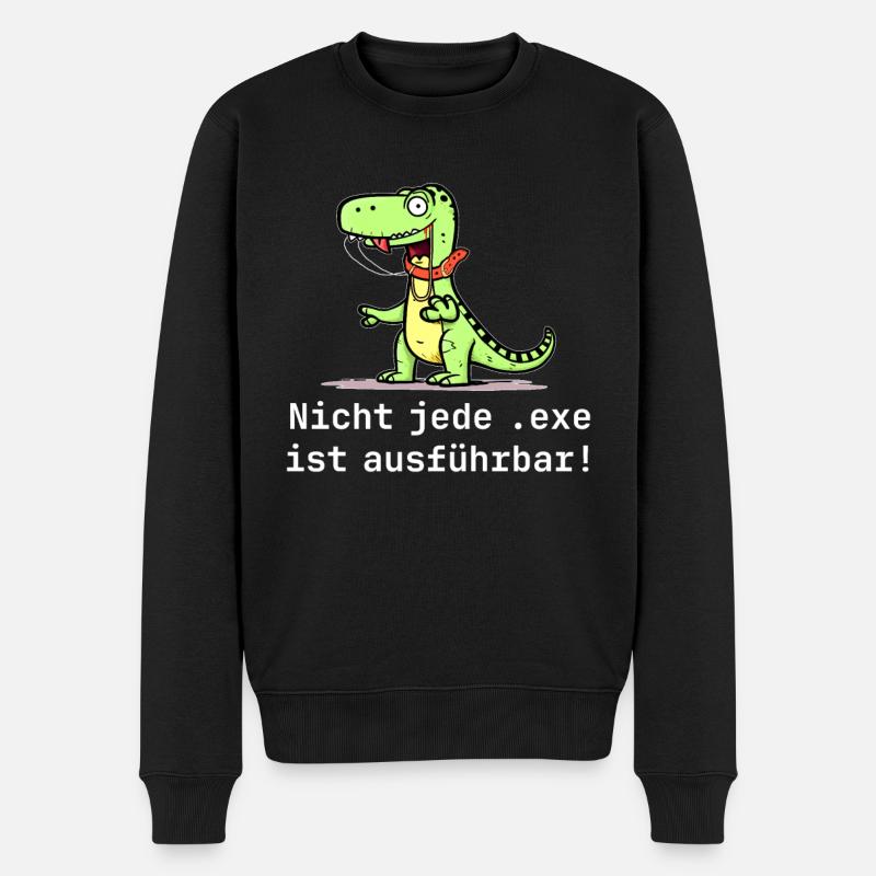 Programmierer Spruch Informatik Computer Geek - Männer Premium Bio Pullover - Schwarz