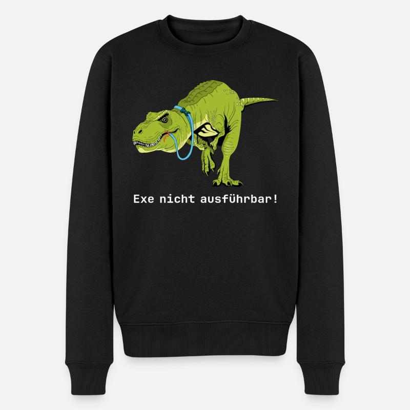 Cybersecurity IT-Sicherheit Computer Techniker - Männer Premium Bio Pullover - Schwarz