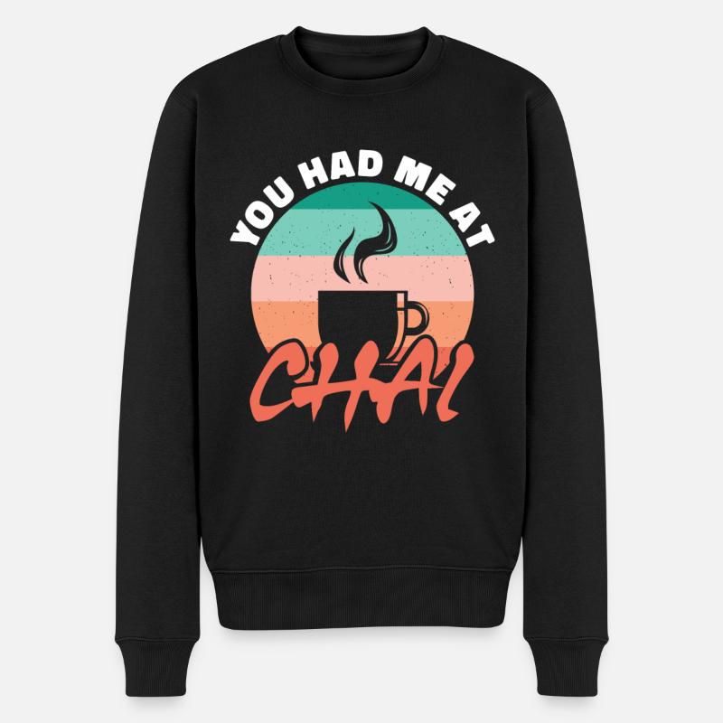 Tu m’as eu au chai - Pull Premium bio Homme - noir