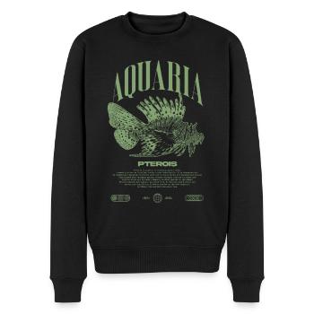 Rotfeuerfisch Marine Fish Keeper Moderne Streetwear - Männer Premium Bio Pullover - Schwarz - Vorne - Nico (187cm)