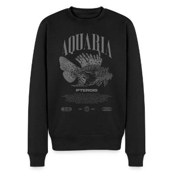 Rotfeuerfisch Marine Fish Keeper Moderne Streetwear - Männer Premium Bio Pullover - Schwarz - Vorne - Nico (187cm)