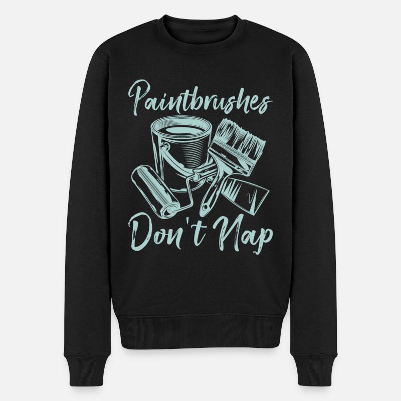 House Painter Dad Unique Gifts - Männer Premium Bio Pullover - Schwarz