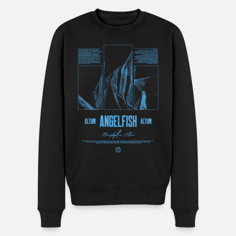 Altum Kaiserfisch Buntbarsch Aquarium Fischhalter - Männer Premium Bio Pullover - Schwarz