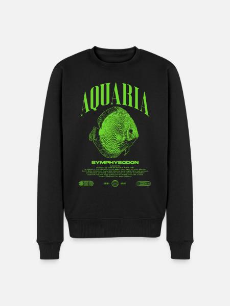 Discus Cichlidé Fish Keeper Moderne Streetwear - Pull Premium bio Homme - noir
