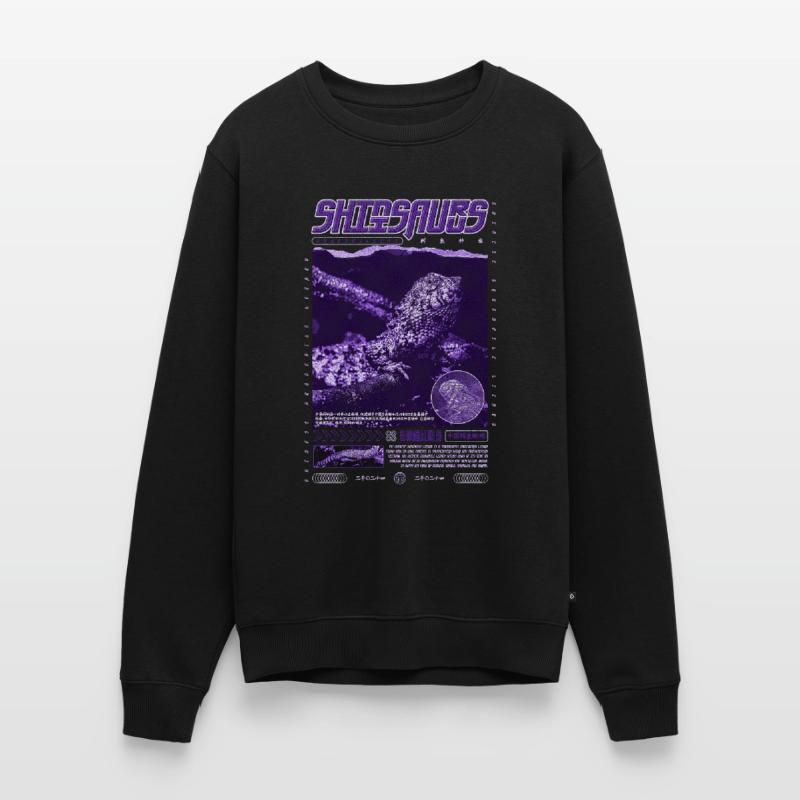 Chinesisches Krokodil Eidechse Shinisaurus Crocodilurus Männer Premium Bio Pullover