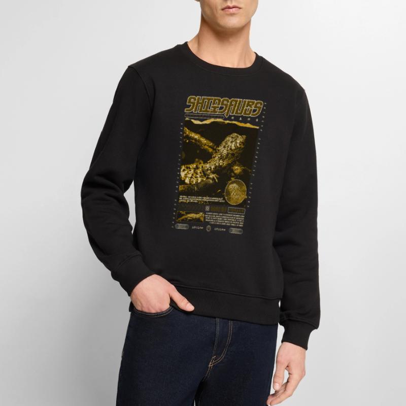 Chinesisches Krokodil Eidechse Shinisaurus Crocodilurus Männer Premium Bio Pullover