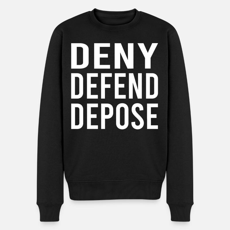 Nier Défendre Déposer - Pull Premium bio Homme - noir