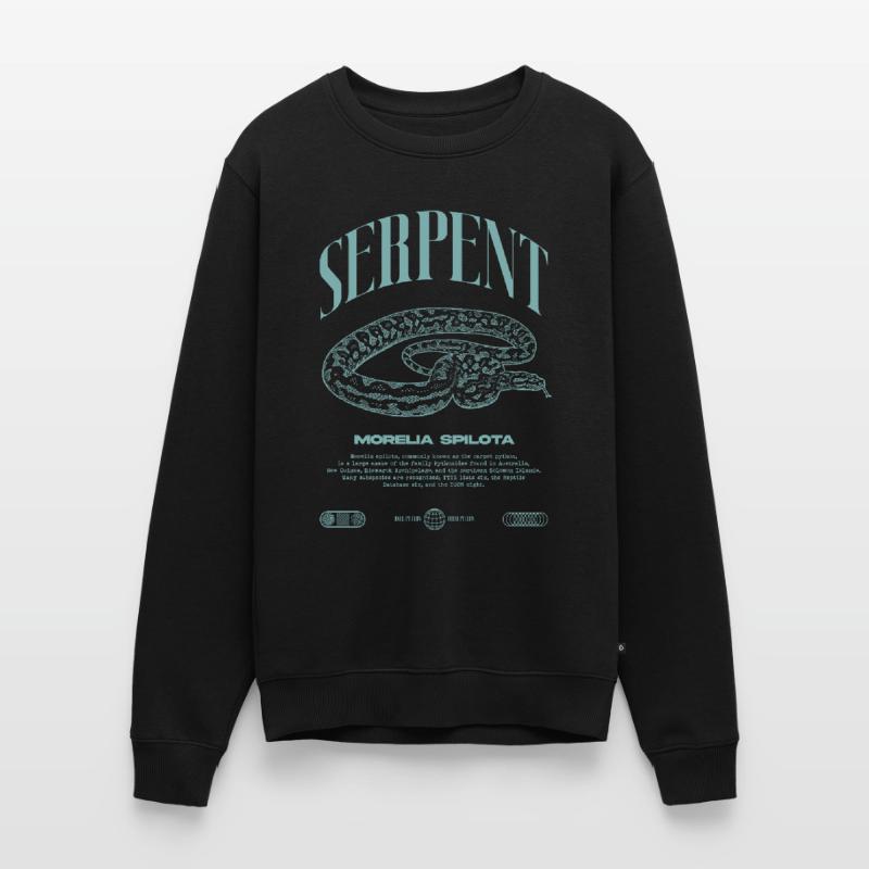Carpet Python Modern Reptile Keeper Streetwear Men's Premium Organic Jumper