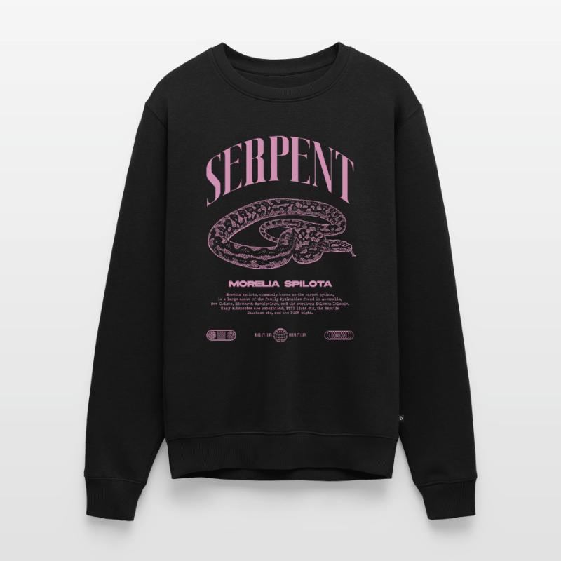 Carpet Python Modern Reptile Keeper Streetwear Men's Premium Organic Jumper