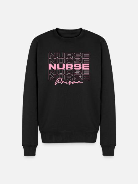Gefängniskrankenschwester Krankenschwestern Stilvoll - Männer Premium Bio Pullover - Schwarz