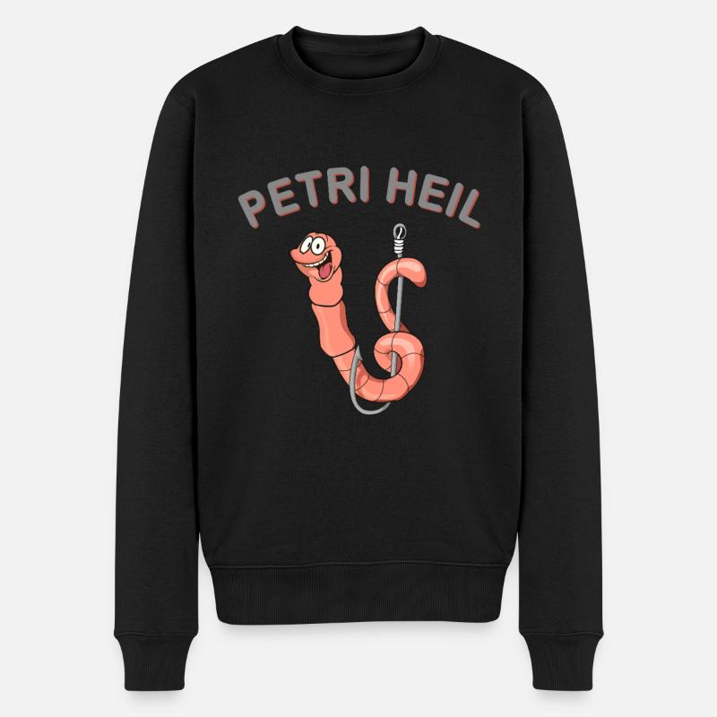 Petri Heil - Pull Premium bio Homme - noir