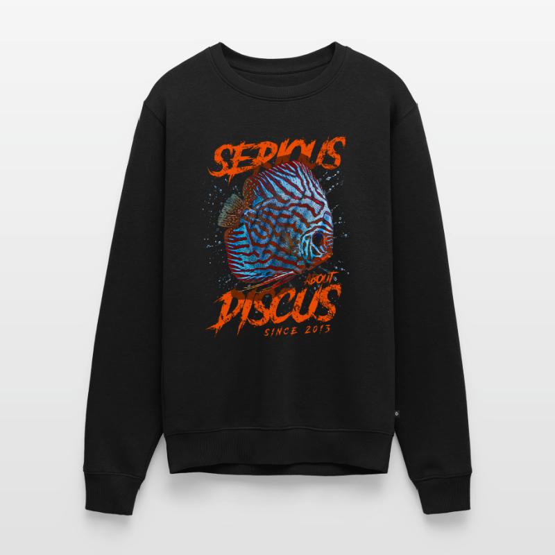 Ernsthaft mit Diskusfischen seit 2013 Männer Premium Bio Pullover