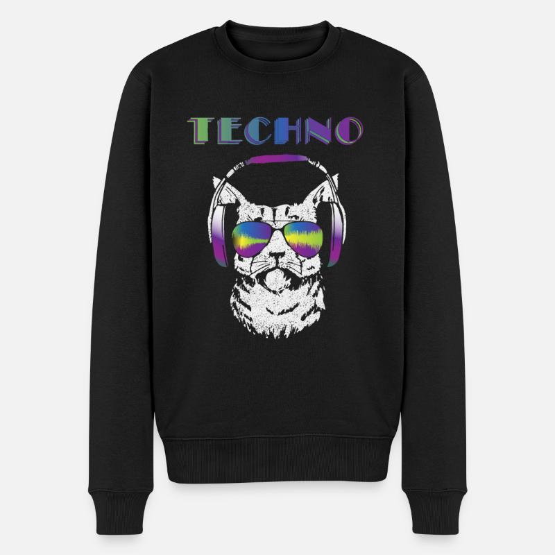 Techno - Pull Premium bio Homme - noir