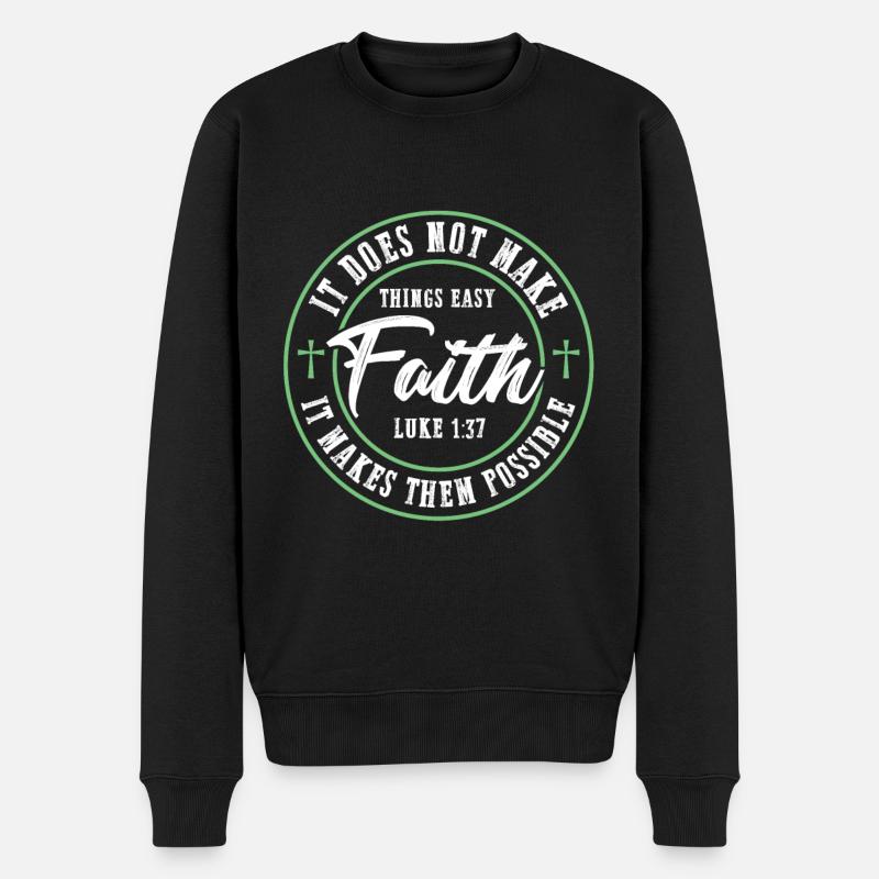 Parole de la Bible - Pull Premium bio Homme - noir