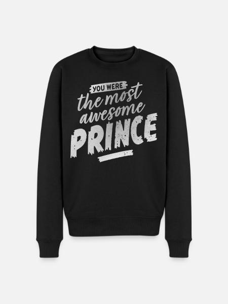 Gift for PRINCE fan - Men's Premium Organic Jumper - black