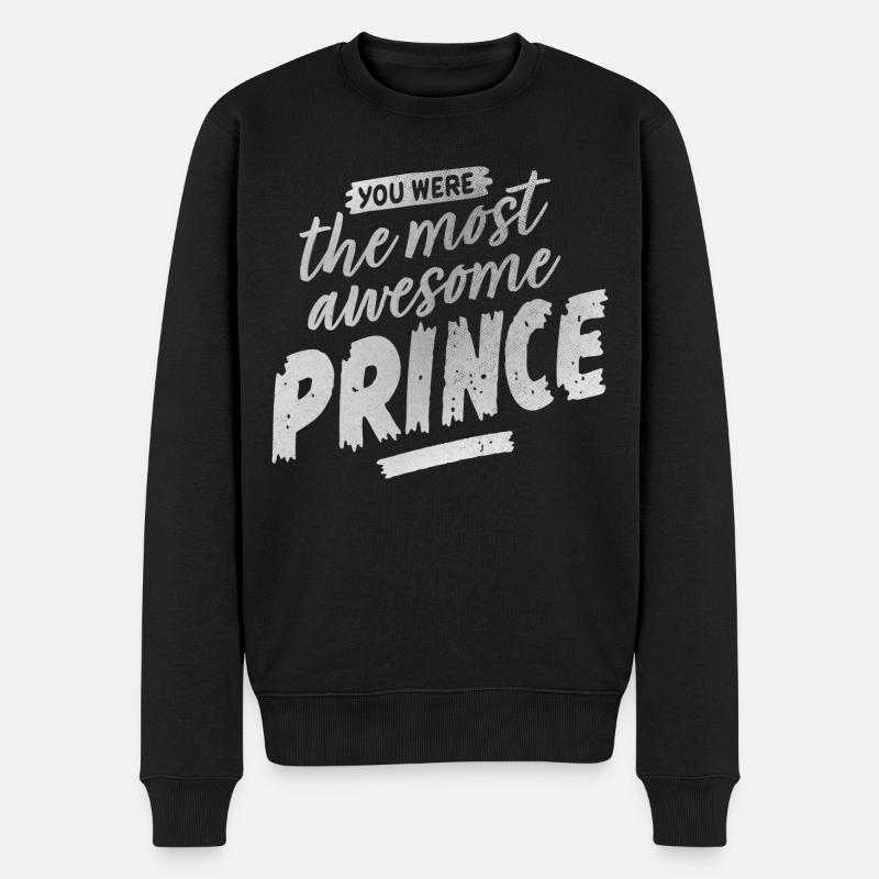 Geschenk für PRINCE-Fan - Männer Premium Bio Pullover - Schwarz