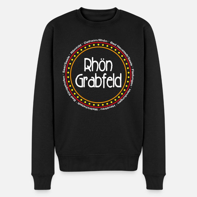 Rhön-Grabfeld - Bad Neustadt, Mellrichstadt - Männer Premium Bio Pullover - Schwarz