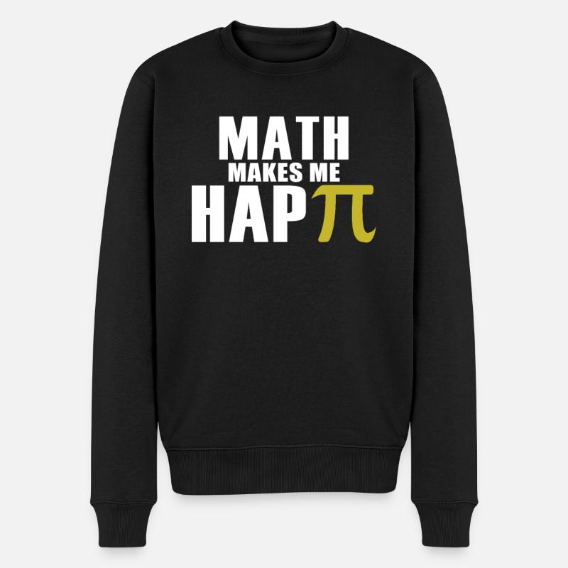 Math Makes Me Happy - Pull Premium bio Homme - noir