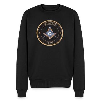 Design maçonnique Beau franc-maçonnique - Pull Premium bio Homme - noir - Devant - Nico (187cm)