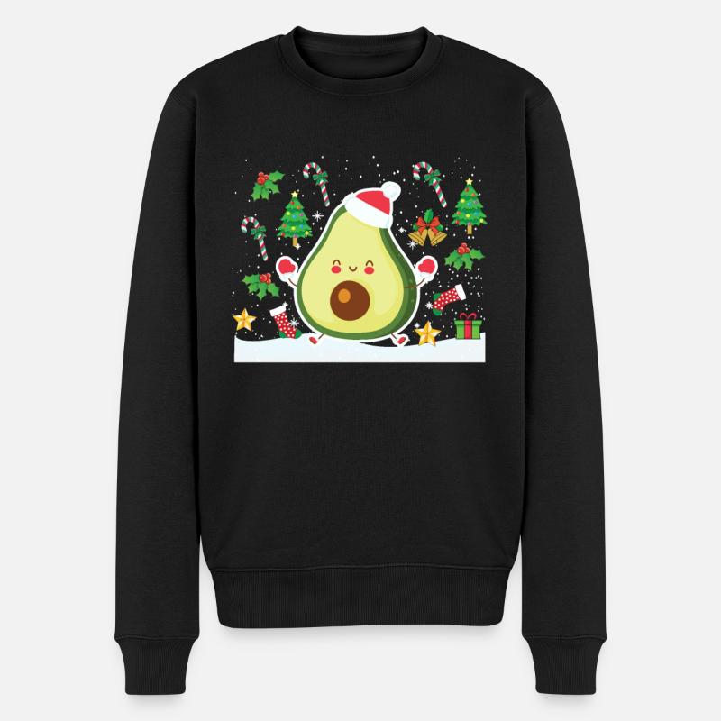 Noël à l'avocat - Pull Premium bio Homme - noir