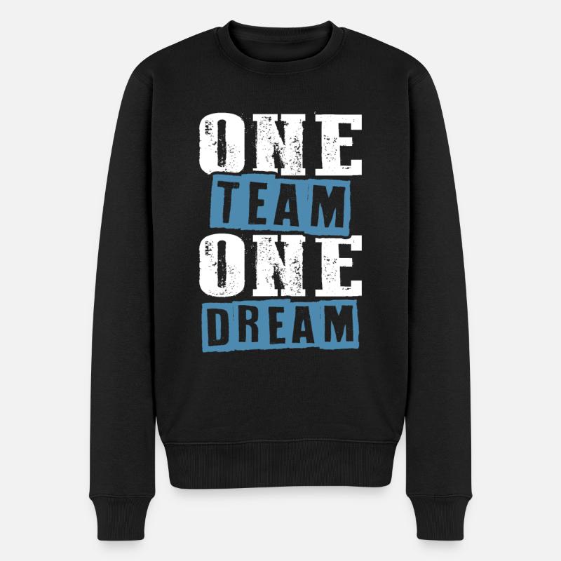 team badminton - Pull Premium bio Homme - noir