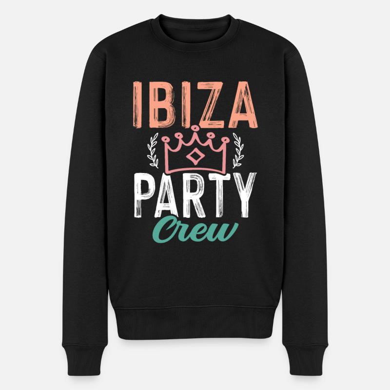 Ibiza Party Crew - Pull Premium bio Homme - noir