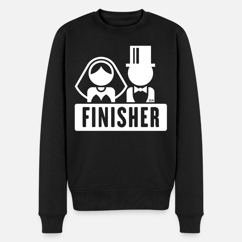 Finisher (Groom / Bride / JGA / Polterabend) - Pull Premium bio Homme - noir