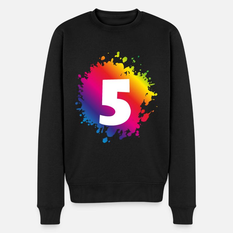 5 nombre de taches - Pull Premium bio Homme - noir