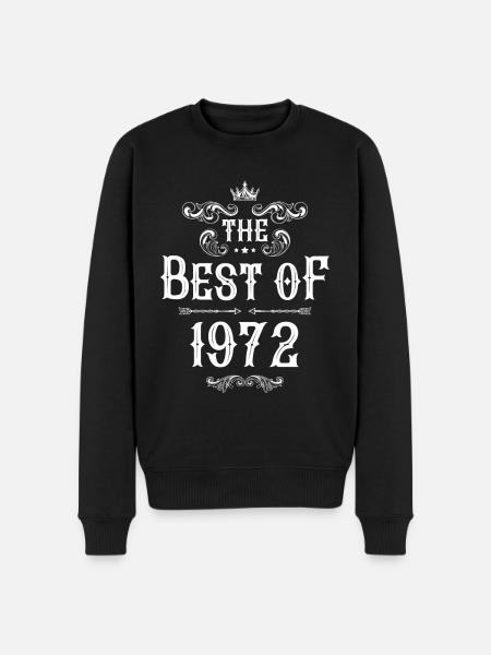1972 best of - Men's Premium Organic Jumper - black