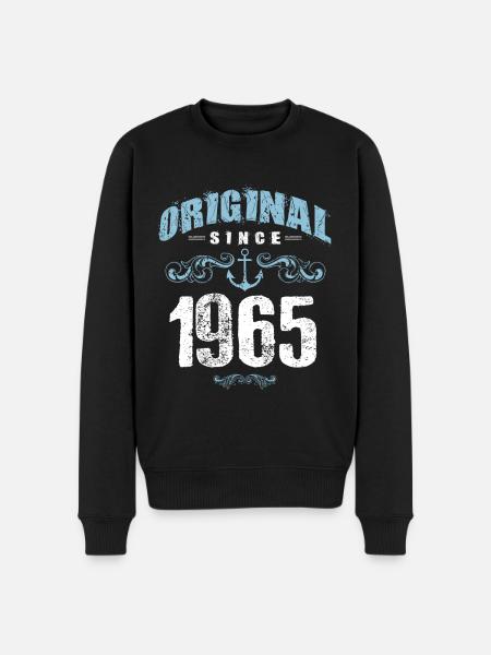 1965 original since - Männer Premium Bio Pullover - Schwarz