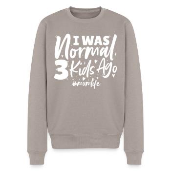 Mother's Day Mother Mama Mom - Men's Premium Organic Jumper - taupe - Front - Nico (187cm)