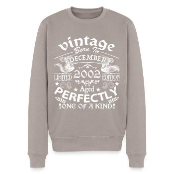 December 2002 | birthday 2002 Vintage December - Pull Premium bio Homme - taupe - Devant - Nico (187cm)