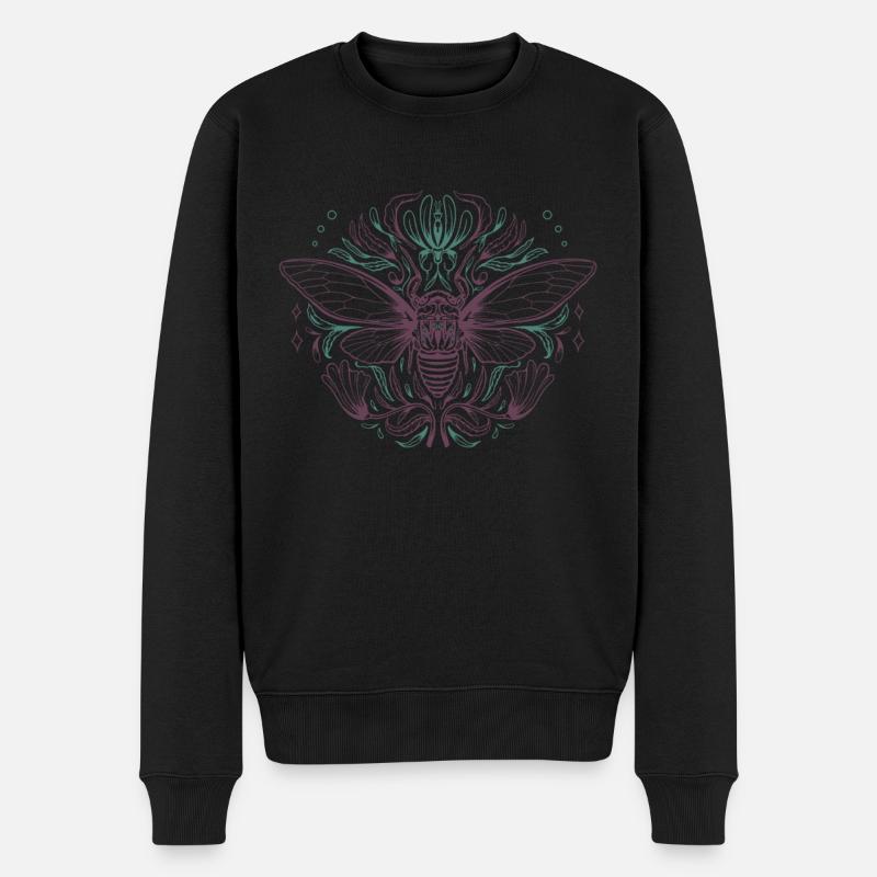 Cigale Cigale Couvain Insecte - Pull Premium bio Homme - noir