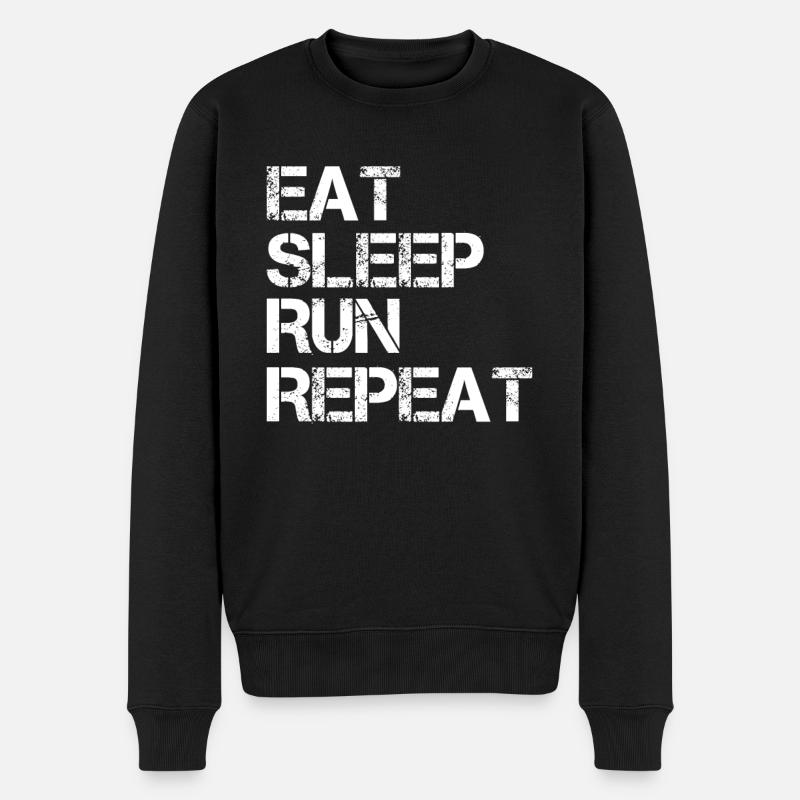 Marathon ultra-coureur - Pull Premium bio Homme - noir