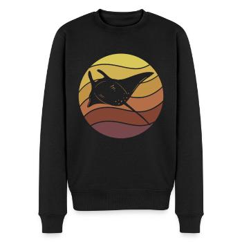Stachelrochen Mantarochen Ozean - Männer Premium Bio Pullover - Schwarz - Vorne - Nico (187cm)