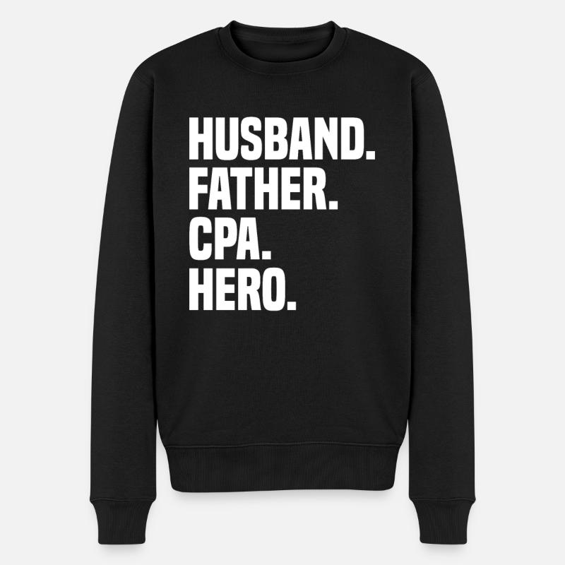 Wirtschaftsprüfer Buchhaltung - Männer Premium Bio Pullover - Schwarz