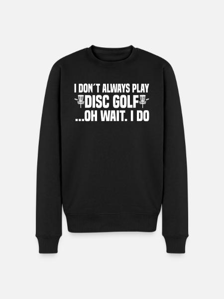 Disc Golf Frisbee Golf - Men's Premium Organic Jumper - black