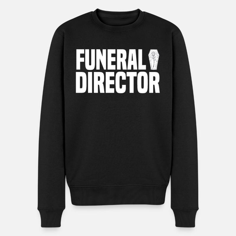 Bestatter Beerdigung - Männer Premium Bio Pullover - Schwarz