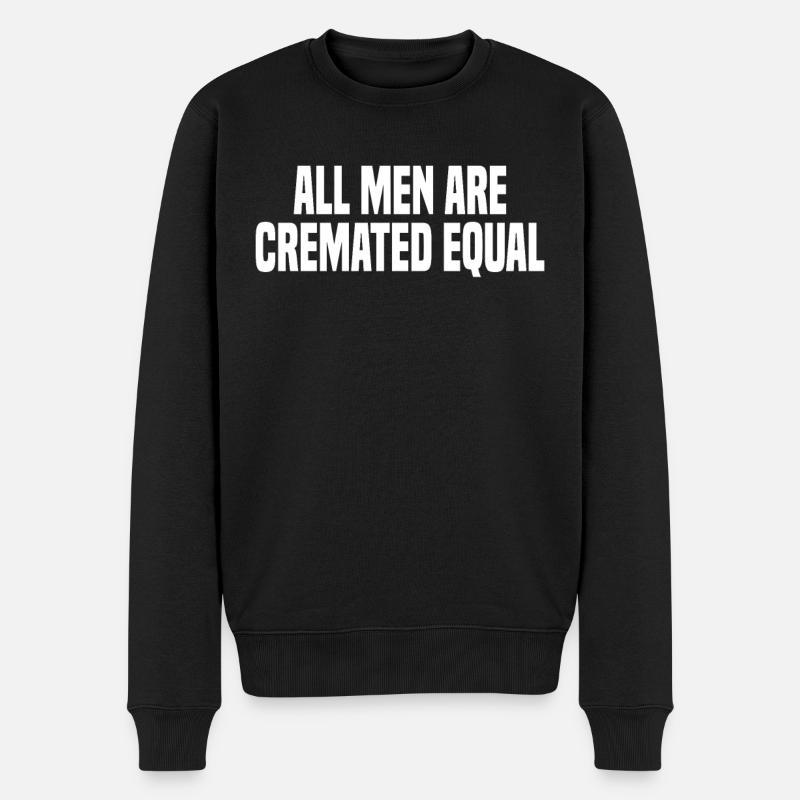 Bestatter Beerdigung Bestattungsunternehmen - Männer Premium Bio Pullover - Schwarz
