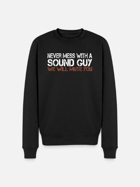 Tontechniker Tontechniker Musik - Männer Premium Bio Pullover - Schwarz